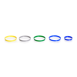 gl45 rings colored 1089917 1 פקקי הברגה PP וטבעות מזיגה